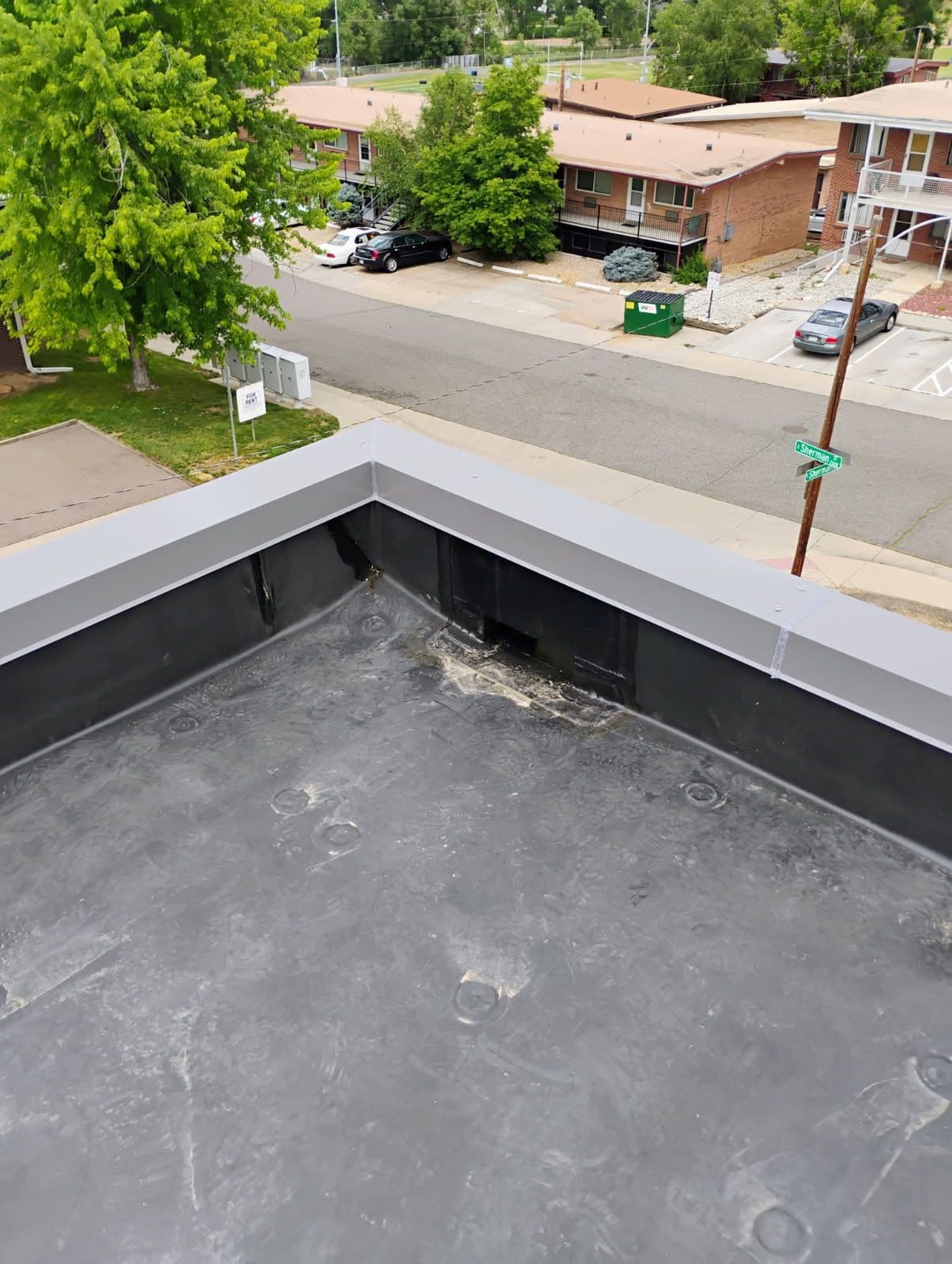 Durable EPDM Flat Roof Installation for Enhanced Protection image