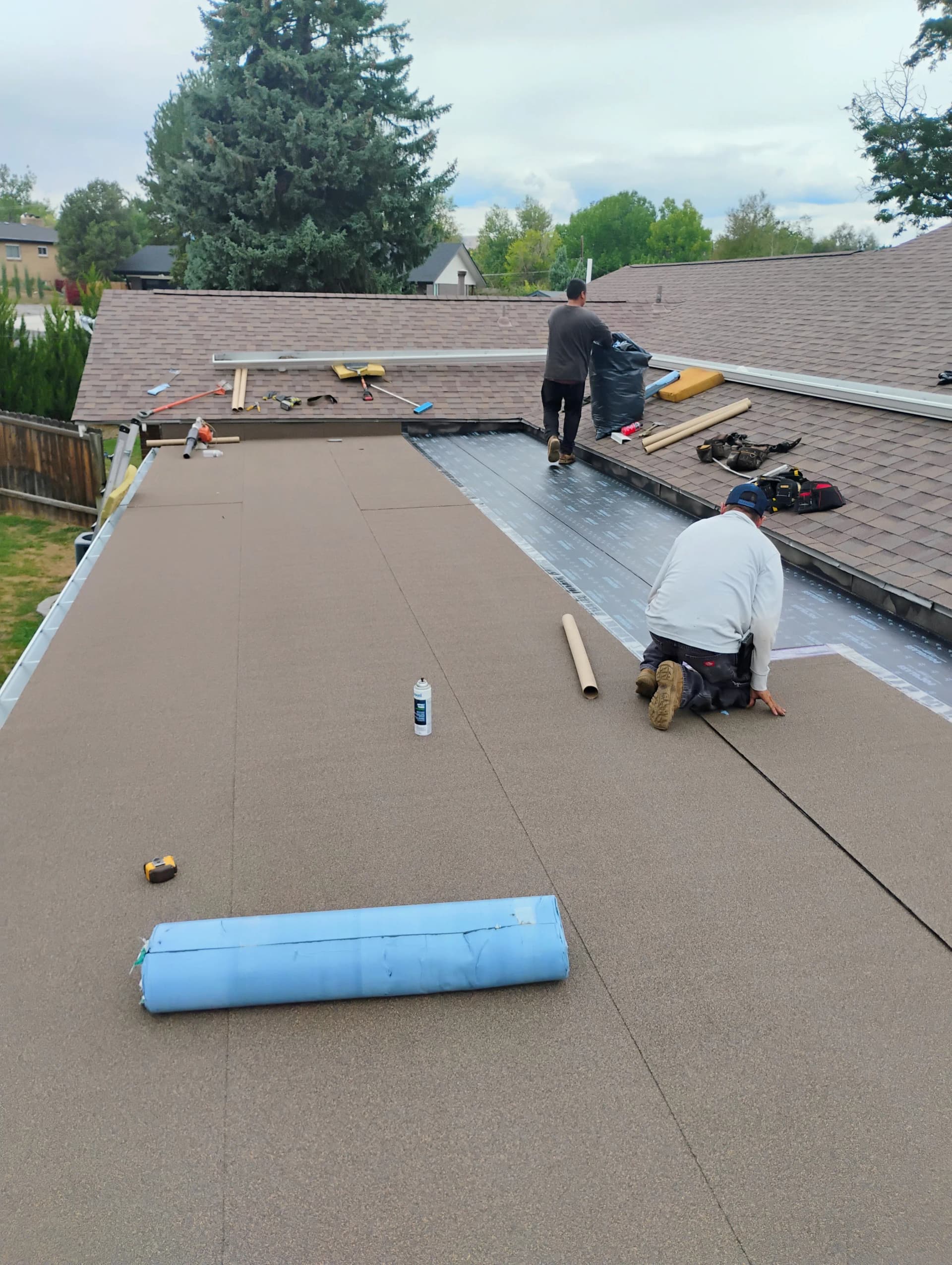 Gallery photos for Modified Bitumen Flat Roof Install Done Right: Image #2