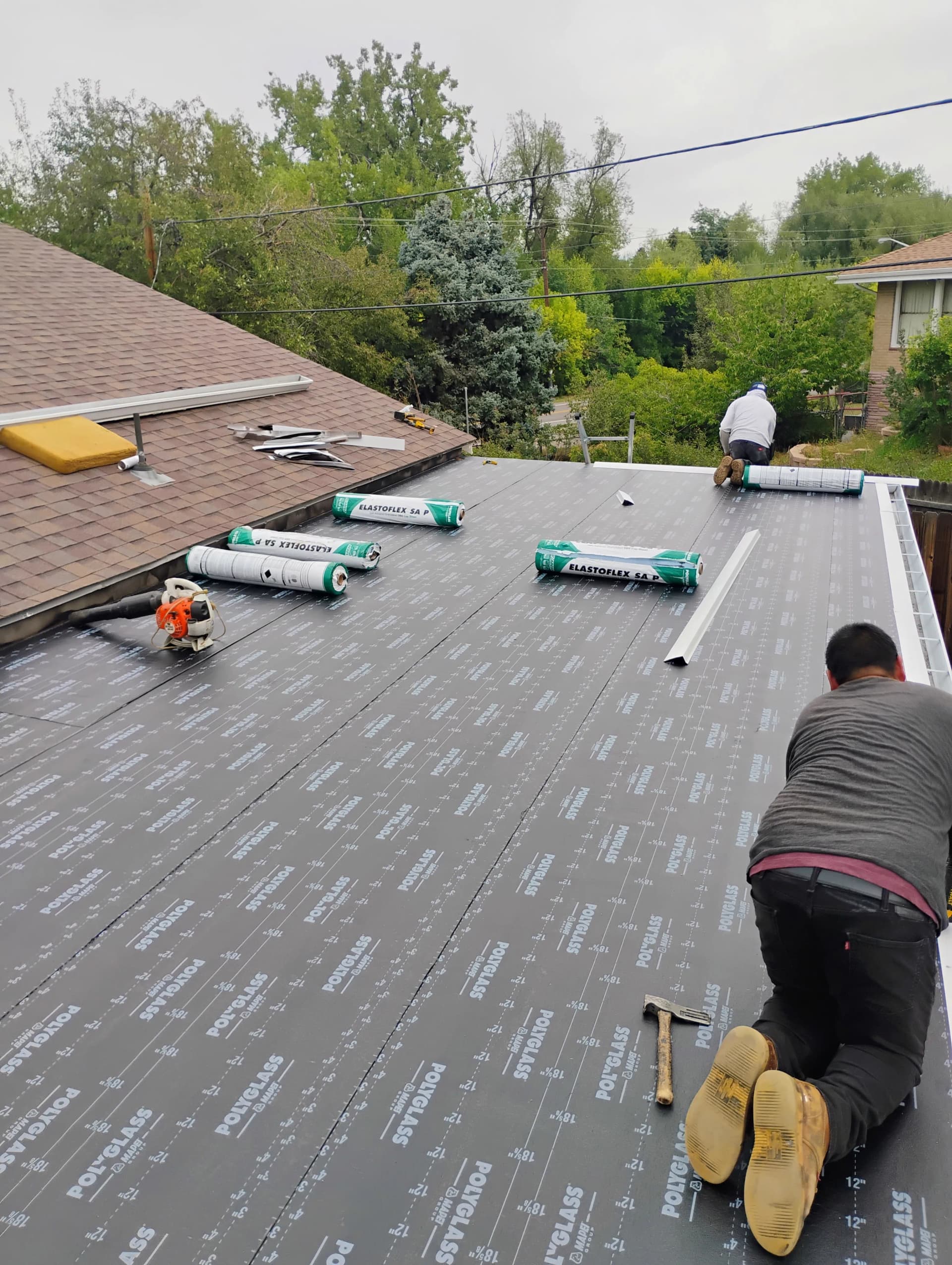 Gallery photos for Modified Bitumen Flat Roof Install Done Right: Image #1